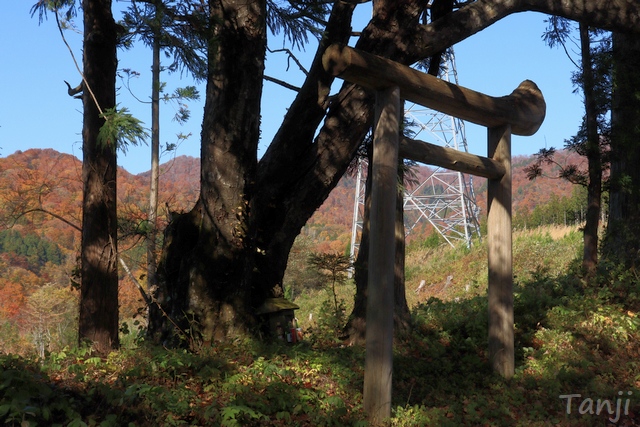 02　鬼首、お宮、片山地獄方面の紅葉、宮城県大崎市