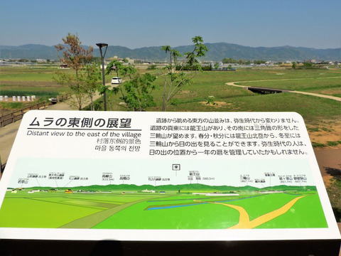 唐古鍵遺跡の東の山々