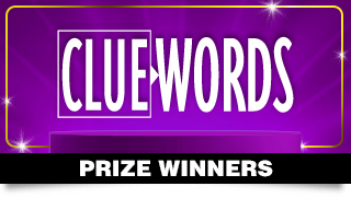 Cluewords Competition Prize Winners