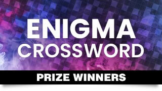 Enigma Online Crossword Prize Winners