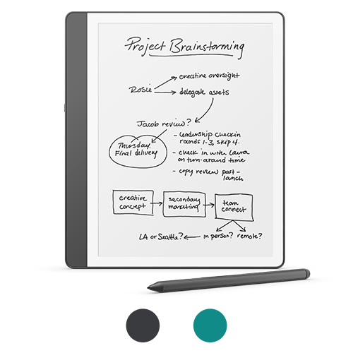 Kindle Scribe with redesigned display