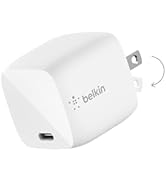 Belkin BoostCharge USB-C 30W GaN Wall Charger - iPhone Charger w/ Power Delivery - Fast Charging ...