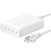 Belkin BoostCharge Pro 4-Port USB-C GaN Wall Charger, 200W Multi-Port Charger w/USB-C PD 3.1 Fast...