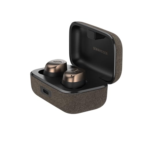 【Amazon.co.jp限定カラー】ゼンハイザー Sennheiser ワイヤレスイヤホン MOMENTUM True Wireless 4 ブラックコッパ― 高性能ドライバー 30時間再生 ハイブリッドアダプティブノイズキャンセリング 外音取り込み機能 bluetooth 5.4