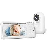 Momcozy Video Baby Monitor, 1080P 5" HD Baby Monitor with Camera & Wall Mount, Infrared Night Vis...