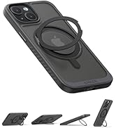 Anker FlexStand Magnetic Phone Case, Anti-Slip and Drop-Proof Protective Cover with Ring Stand, i...