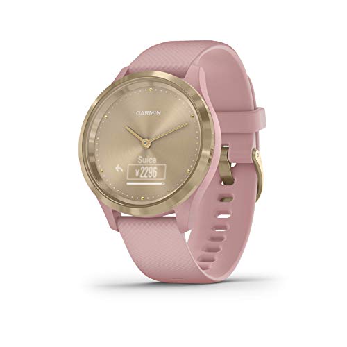 GARMIN vivomove 3S 心拍計 Dust Rose / Light Gold 010-02238-71