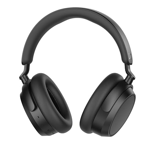 ゼンハイザー Sennheiser ワイヤレスヘッドホン ACCENTUM Plus Wireless ブラック 高性能ドライバー 50時間再生 ハイブリッドアダプティブノイズキャンセリング クリアな通話