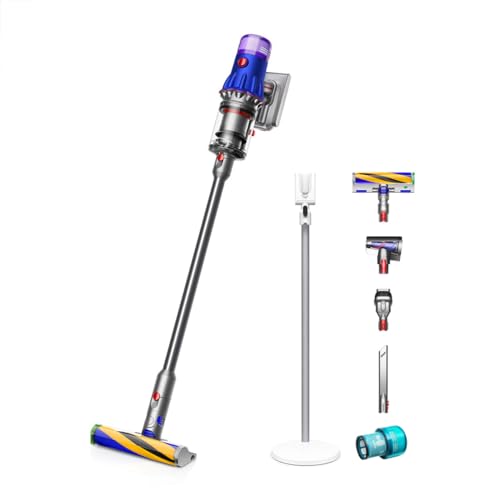 Dyson(ダイソン) コードレス掃除機 Dyson V12 Detect Slim Fluffy Plus スティック ハンディクリーナー サイクロン 充電スタンド (SV20 FF HEPA A) 【Amazon.co.jp限定】 【レーザーが微細なホコリを可視化】