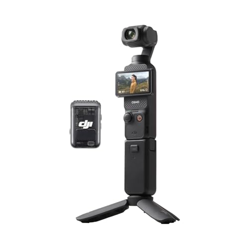 DJI vlogカメラ Osmo Pocket 3 クリエイターコンボ 1インチCMOS 4K 120fps 動画対応 Vlog用カメラ 3軸スタビライザー ジンバルカメラ アクションカメラ デジカメ 顔 被写体トラッキング 高速フォーカス マイク同梱