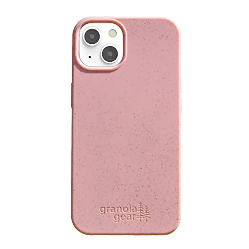 GranolaGear Eco by GranolaGear - iPhone 15用エコフレンドリー スマホケース - 生分解性 堆肥化可能 プラスチックフリー 植物製 - ピンクサンド