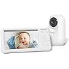 Momcozy Video Baby Monitor, 1080P 5" HD Baby Monitor with Camera & Wall Mount, Infrared Night Vision, 5000mAh Battery, 2-Way Audio, Temperature Sensor, Lullabies, 960ft Range, Ideal for New Moms, BM01