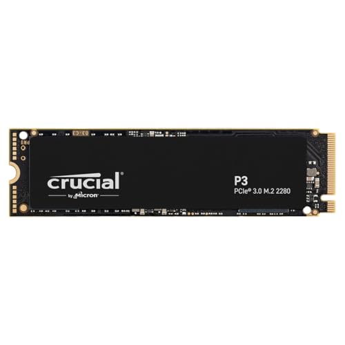 Crucial P3 500GB PCIe Gen3 3D...