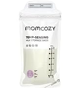 Momcozy Breastmilk Storing Bags, Temp-Sensing Discoloration Milk Storing Bags for Breastfeeding, ...