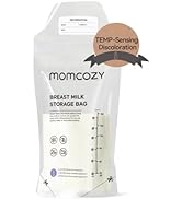 Momcozy Breastmilk Storing Bags, Temp-Sensing Discoloration Milk Storing Bags for Breastfeeding, ...