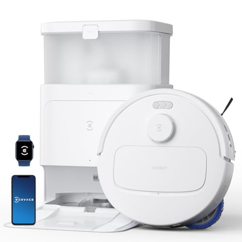 ECOVACS(エコバックス) DEEBOT N30 Pro OMNI ロボット掃除機 水拭き両用 10000Pa強力吸引 エッジ清掃 毛絡み除去システム2.0 自動ゴミ収集 全自動 モップ乾燥 自動給水 モップ温水洗浄 マッピング 障害物回避 ゼロタングル 強力吸引 アプリ操作 落下・衝突防止 Alexa対応 清掃予約 お掃除ロボット ホワイト