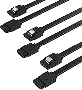 SABRENT SATA III (6 Gbit/s) Straight Data Cable with Locking Latch for HDD/SSD/CD and DVD Drives ...