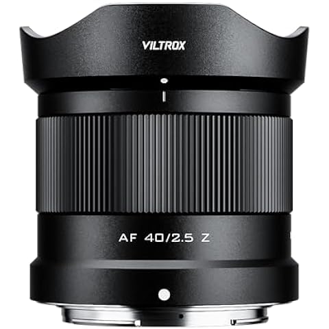 VILTROX 40mm F2.5 Z Mount Lens, AF 40mm f/2.5 Z Full Frame Lens for Nikon Z Mount Zf Z7II Z6II Z8 Z9 Z5 Z30 Z50