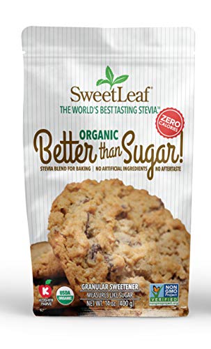 SweetLeaf Better Than Sugar Organic Stevia Granular Sweetener