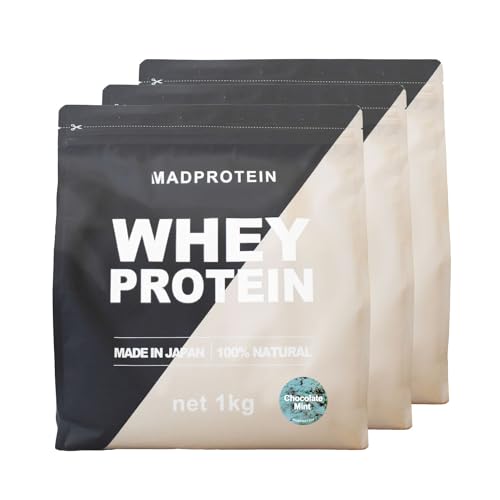 MAD PROTEIN ホエイプロテイン WPC 人工甘味料不使用 国内製造 (チョコミント, 3kg)