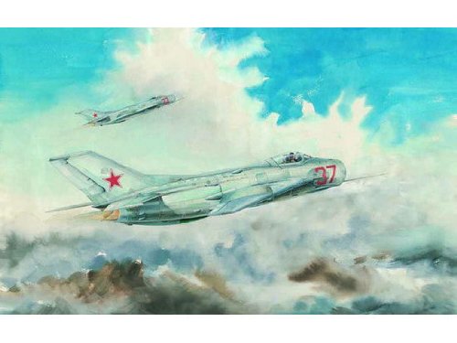 トランペッター 1/48 ソビエト空軍 MIG-19S プラモデル