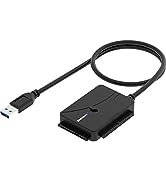 SABRENT USB 3.0 to SSD/SATA/IDE 2.5/3.5/5.25-INCH Hard Drive Converter with UL Power Supply & LED...