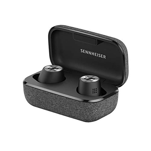 ゼンハイザー Sennheiser ワイヤレスイヤホン bluetooth MOMENTUM True Wireless 2 ブラックノイズキャンセリング LDSアンテナ Bluetooth 5.1ドイツ本社開発7mmドライバー aptX IPX 4 防滴 7+21時間再生 【国内正規品】