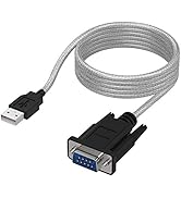 SABRENT 6-FT USB to RS-232 DB9 Serial 9 pin Adapter (Prolific PL2303) SBT-USC6K