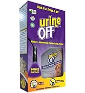 urineOFF Find it Treat it Kit for Dogs, Stain and Odor Remover with LED Hi-Power Urine Finder