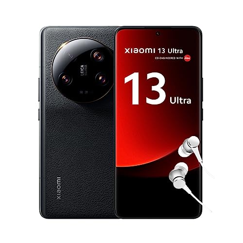Xiaomi 13 Ultra - Smartphone de 12+512GB, Pantalla de 6,73" AMOLED WQHD+ 120Hz, Snapdragon 8 Gen 2, Cámara Cuádruple Leica, Carga Turbo de 90W, 5000mAh, Negro (Versión ES + 3 años de garantía)