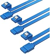 SABRENT SATA III (6 Gbit/s) Right Angle Data Cable with Locking Latch for HDD / SSD / CD and DVD ...