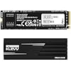 KLEVV CRAS C930 2TB M.2 2280 NVMe PCIe Gen4x4 Internal Gaming SSD with Aluminium Heatsink, Compatible with PS5, up to 7400MB/s with DRAM Cash (K02TBM2SP0-C93)