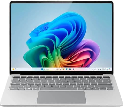 Microsoft Surface Laptop (2024), Windows 11 Copilot+ PC, 13.8" Touchscreen Display, Snapdragon X Plus (10 core), 16GB RAM, 512GB SSD Storage, Platinum