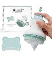 Momcozy﻿ Innovative Cradle Cap Brush with Pump, 2-in-1 Baby Cradle Cap Brush with Bubbler, Newbor...