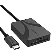 SABRENT USB Type-C Card Reader, Dual-Slot UHS-II SDXC and microSDXC SD 4.0 (CR-CSDM)