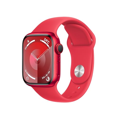 Apple Watch Series 9（GPS + Cellularモデル）- 41mm (PRODUCT)REDアルミニウムケースと(PRODUCT)REDスポーツバンド - S/M