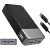 Portable Power Bank 20000mAh, JUOVI 35W tragbares Ladegerät, Akku-Pack Schnellladung, PD3.0 QC4.0 Externer Handy-Akku mit LED-Anzeige für iPhone 16 15, Galaxy, Tablet, Switch, etc