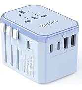 EPICKA Universal Travel Adapter, International Power Plug Adapter with 3 USB-C and 2 USB-A Ports,...