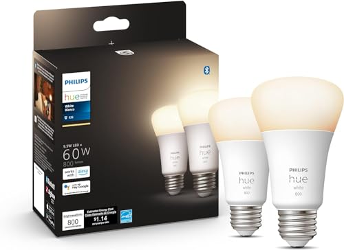 Philips Hue Smart 60W A19 LED...