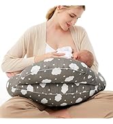 Momcozy Nursing Pillow for Breastfeeding, Original Plus Size Breastfeeding Pillows for More Suppo...