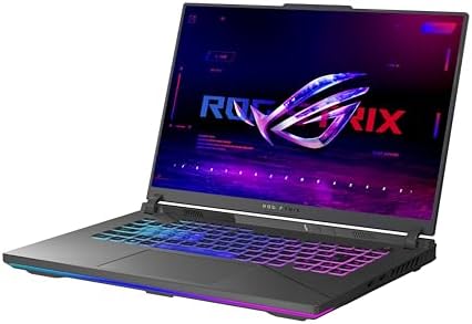 ASUS ROG Strix G16 (2024) Gaming Laptop, 16” ROG Nebula Display 16:10 QHD 240Hz, NVIDIA® GeForce RTX™ 4070, Intel® Core™ i9-14900HX, 16GB DDR5-5600, 1TB PCIe Gen4 SSD, Wi-Fi 6E, Win 11, G614JIR-AS94