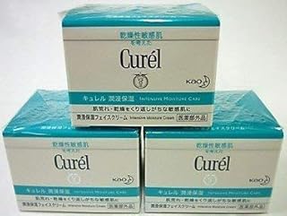 《セット販売》　花王 キュレル 潤浸保湿 フェイスクリーム (40g)×3個セット curel 敏感肌用クリーム　【医薬部外品】