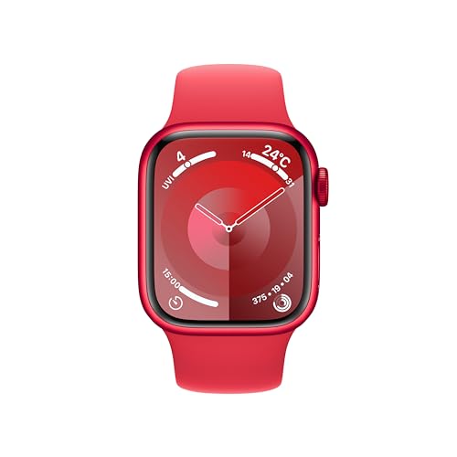 Apple Watch Series 9（GPS + Cellularモデル）- 41mm (PRODUCT)REDアルミニウムケースと(PRODUCT)REDスポーツバンド - S/M