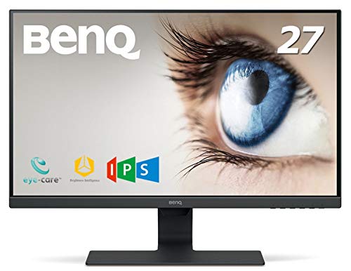 BenQ モニター ディスプレイ GW2780 27インチ/IPS/ノングレア/フレームレス/ブルーライト軽減/輝度自動調整B.I.技術搭載/D-sub/HDMI1.4/DP1.2/スピーカー