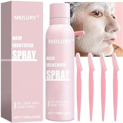 Hair Identifier Spray for Face Shaving,Moisturizing and Skin Care Dermaplaner Spray, Glow Reveal Face Spray for Face Dermaplaning, Skin Dermaplaning Spray for Face (1pc)