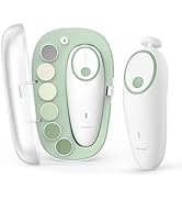 Momcozy Baby Nail File Electric, Gentle Baby Nail Trimmer Electric Rechargeable, Baby Nail Clippe...