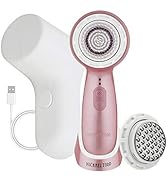 Michael Todd Beauty Soniclear Petite – Facial Cleansing Brush System - 3-Speed Powered Exfoliatin...