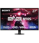 Sony INZONE M10S 27” OLED QHD (2560x1440) 480Hz 0.03ms GTG NVIDIA G-SYNC Compatible Gaming Monito...