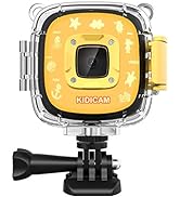 Dragon Touch Kidicam 2.0 Kids Action Camera, Waterproof Digital Camera for Boys Girls 1080P Sport...