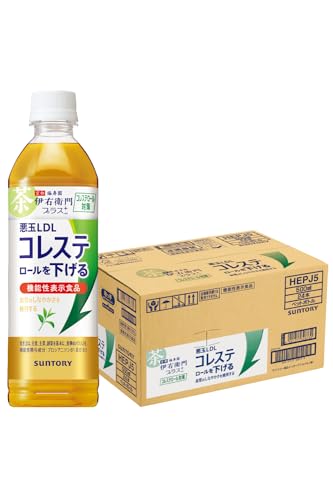 サントリー 伊右衛門プラス コレステロール対策 お茶 500ml ×24本 機能性表示食品